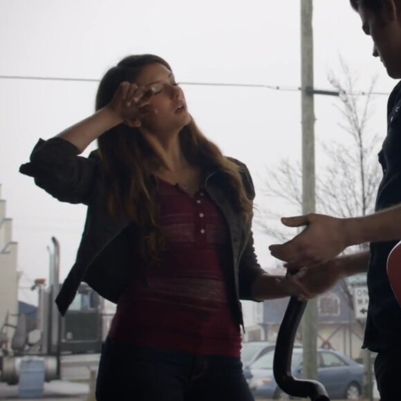 Denim & Supply Ralph Lauren Stretch-Lace Scoop Neck Henley ASO Katherine Pierce - Picture 9 of 9